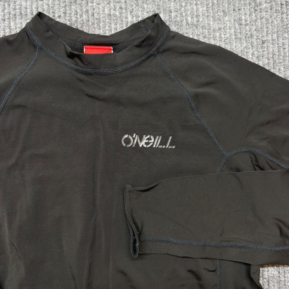 O'Neill Thermo 8oz Rash‎ Guard Adult XL Black Long Sleeve Surf Swim Shirt